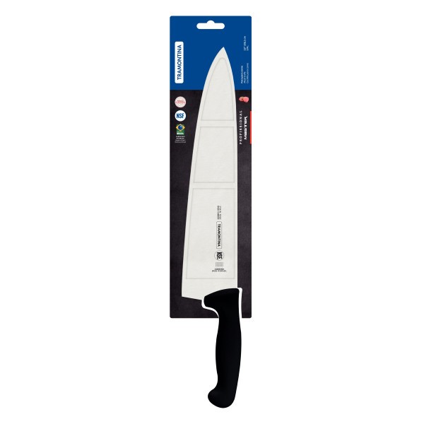 Professional Master Black Cooks Knife 12", 29cm - Tramontina