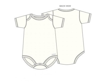 NON844320 - Merino Short Sleeve Bodysuit