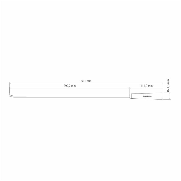 Churrasco Skewer 50cm 6 Piece Set - Tramontina