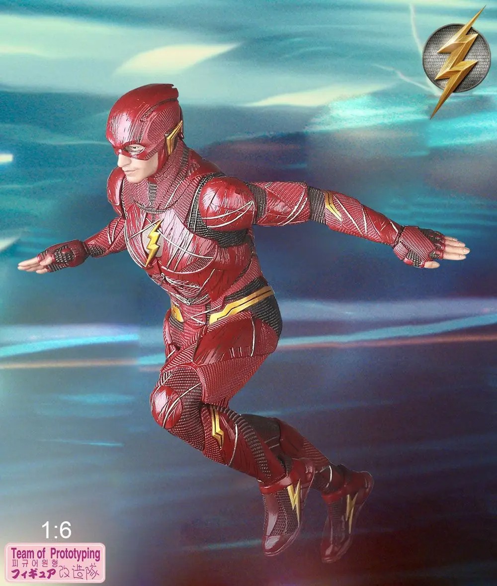 Team of Prototyping Flash Super Hero 30cm Statue PVC Action Figure