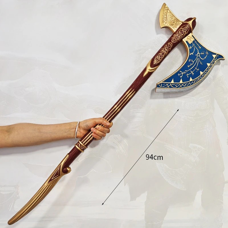 God of War Kratos Leviathan Axe Replica | Plastic Ragnarok Weapon Model for Cosplay
