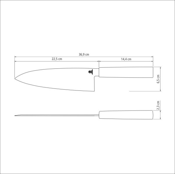 Sushi Deba Knife 8" 22.5cm - Tramontina