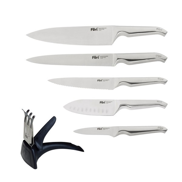 Pro Stainless Steel Knife Block Set 7 Piece - Furi