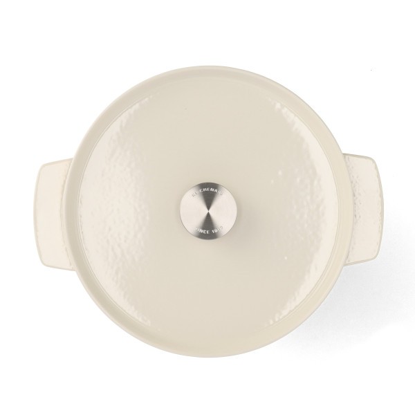 Almond Cream Covered Round Casserole 26cm/5.2L - KitchenAid