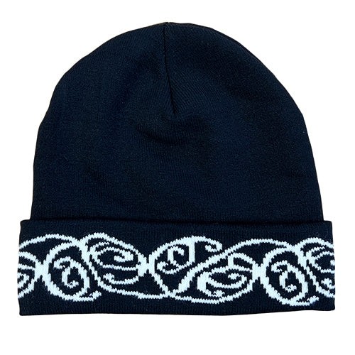 Beanie with Māori Pattern