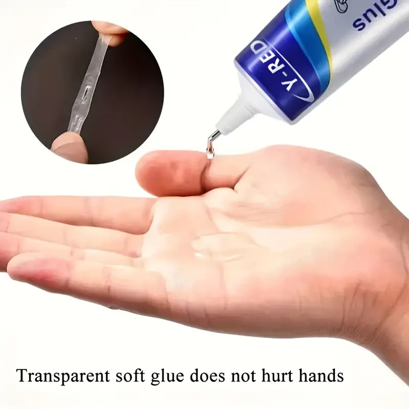 Upgraded 60ml Waterproof Shoe Glue - Strong Adhesive for Repairing Leather Shoes, Sports Shoes, and Sneakers