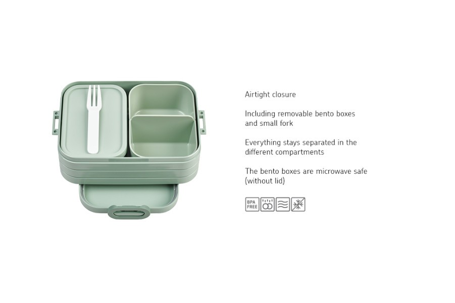 Bento Box Large Nordic Sage - Mepal