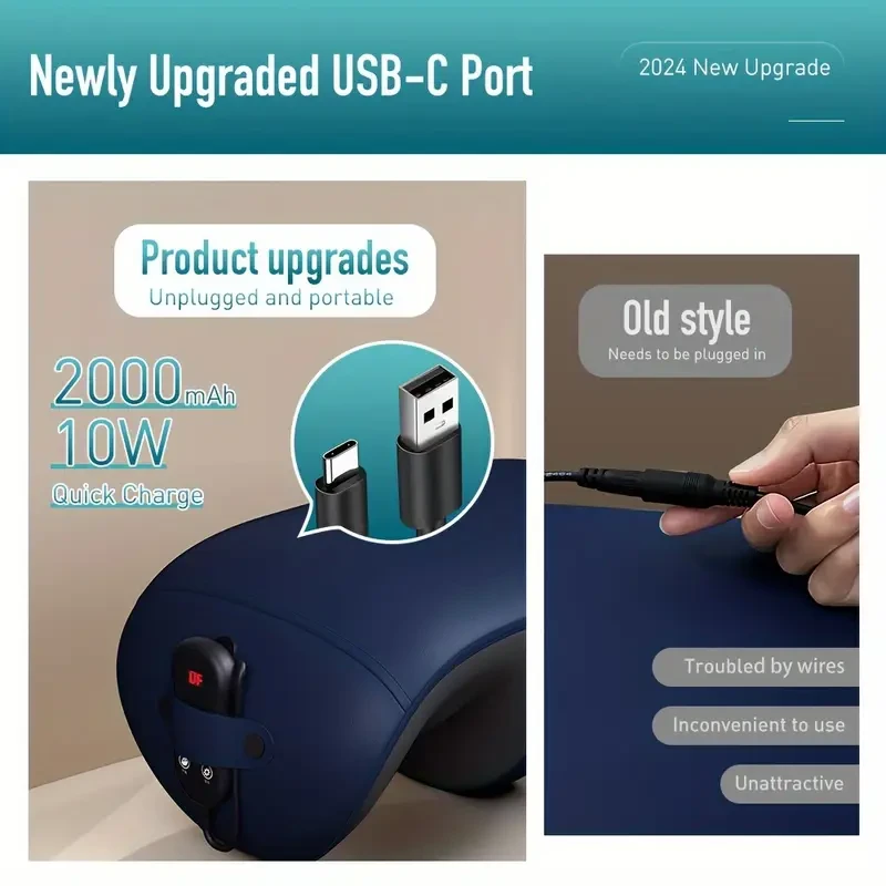 HOMEMASSA Shiatsu Foot & Calf Massager with Heat