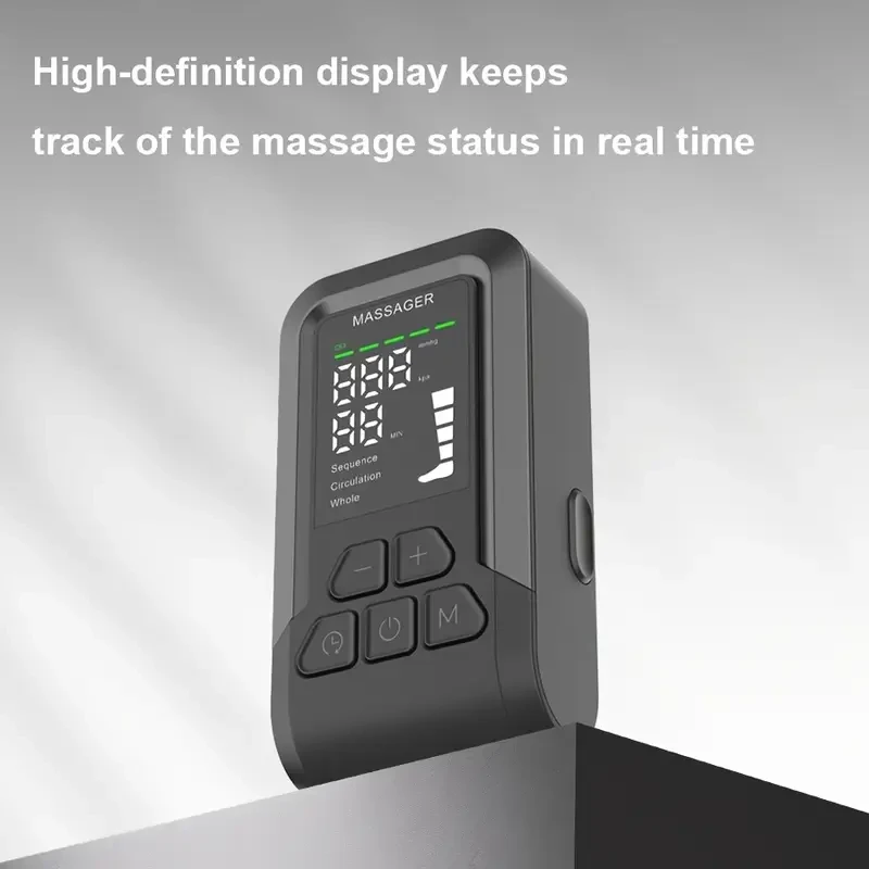 One rechargeable leg massager with multiple modes and intensities