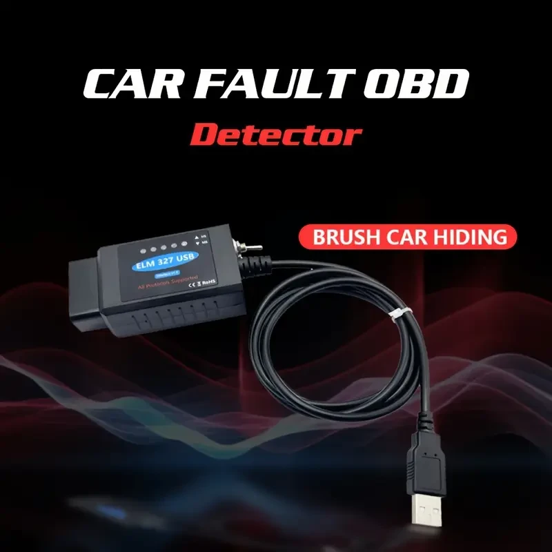 OBD2 USB Diagnostic Cable with Switch