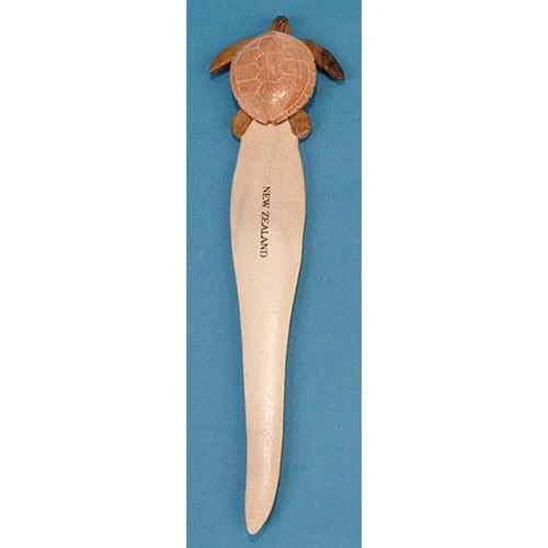 Wooden Letter Opener Turtle