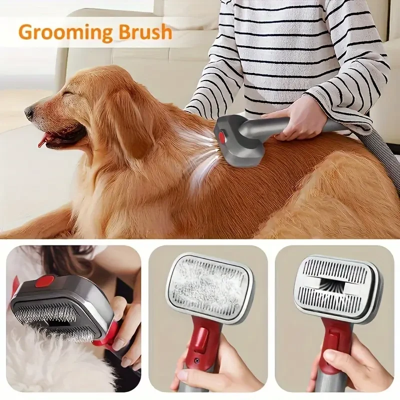 Dog Grooming Tool Kit for Vacuum Compatible with Dyson V7/8/10/11