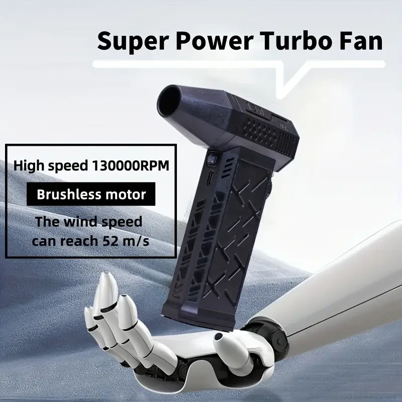 Portable Turbo Fan, High-Speed Air Purifier, Mini Jet Fan