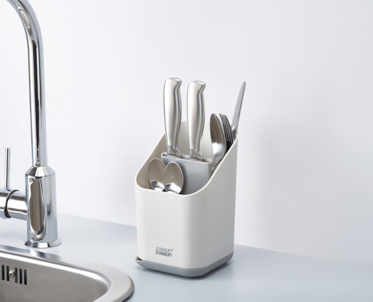 Cutlery Drainer with Knife Slot - Joseph Joseph Duo