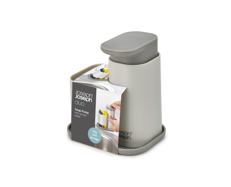 Soap Dispenser With Sponge Holder - Joseph Joseph Duo