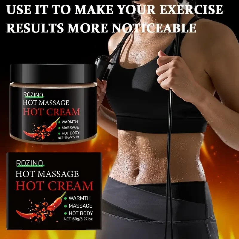 ROZINO Hot Massage Cream - Intense Firming & Hydration