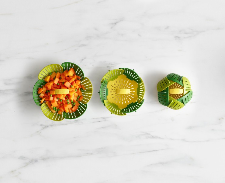 Folding Steamer Basket (Green) - Joseph Joseph Duo