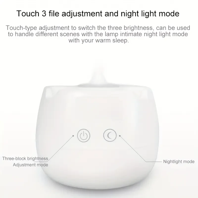 LED Desk Lamp, Eye Protection, 3 Grade Brightness, with Pen Holder