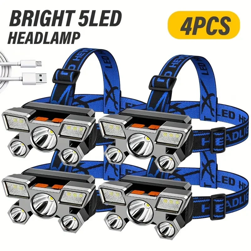 4pcs smart headlights