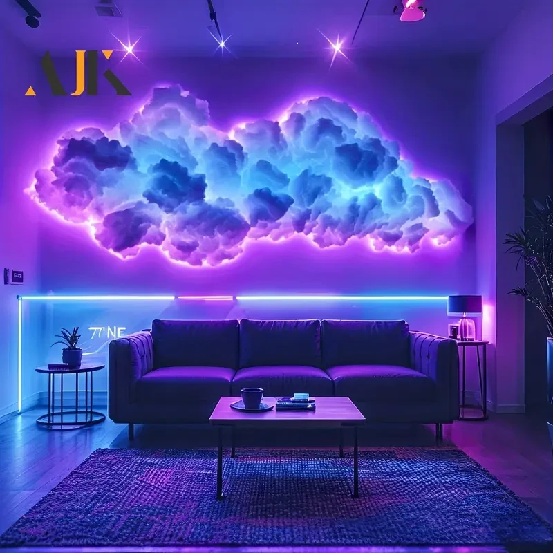AJK 3D Cloud Light Set with Music Synchronization