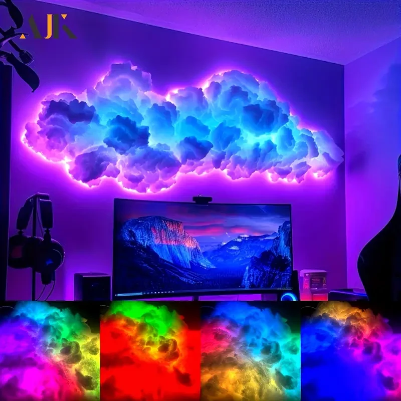 AJK Smart LED Cloud Light with Music Rhythm