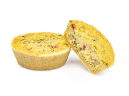 Quiche Vegetarian 170g 12 unite