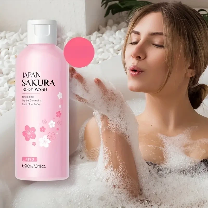LAIKOU Sakura Body Wash Shower Gel 200ml