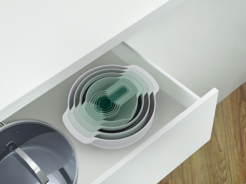 Nest 9 Piece Bowls - Sage - Joseph Joseph