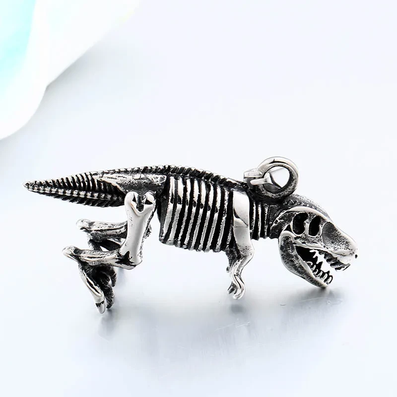 Fashion Retro Stainless Steel Dinosaur Pendant