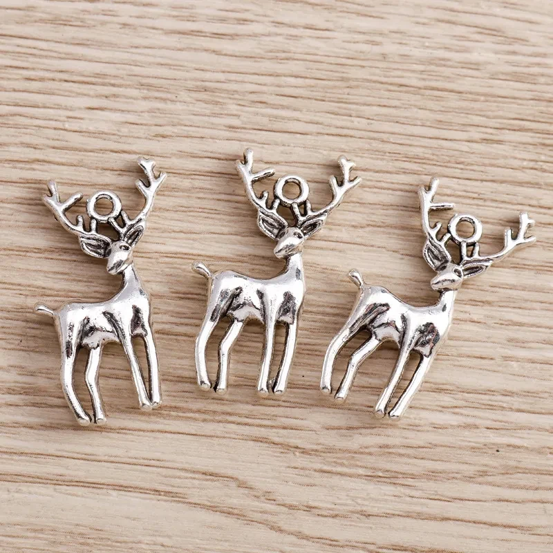 Electroplated Alloy Christmas Accessories Animal Pendant