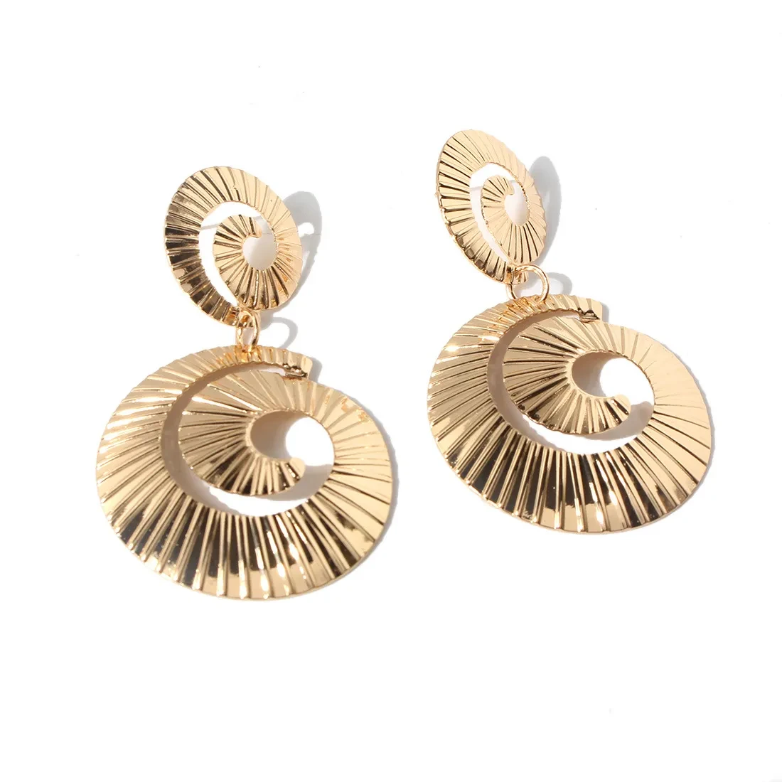 European And American Spiral Earrings