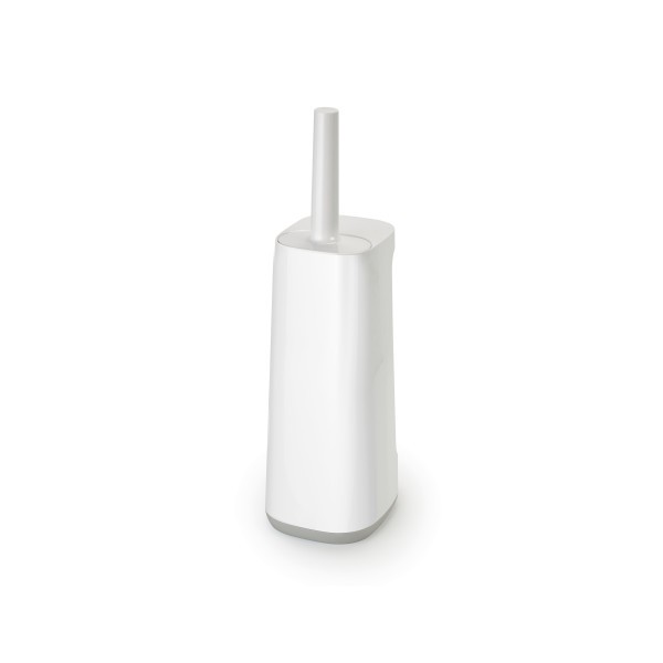 Flex Silicone Toilet Brush With Storage - White  - Joseph Joseph