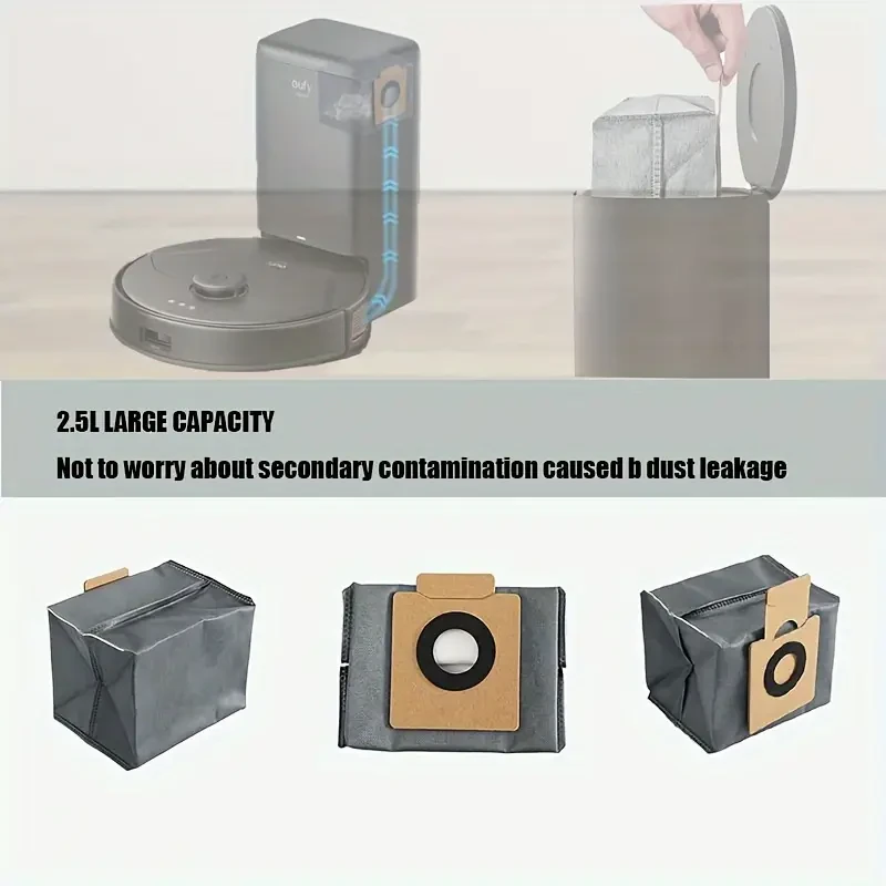 Eufy X10 Pro Omni Dust Bags, Eufy X8 Pro Dust Bag, Eufy Vacuum Bags