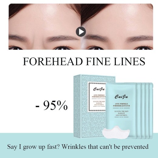 Anti-wrinkle forehead patch
