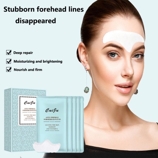 Anti-wrinkle forehead patch