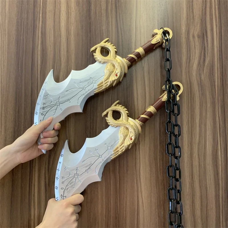 God of War 4 Athena Blade Tomahawk Chained Cosplay Axe Prop