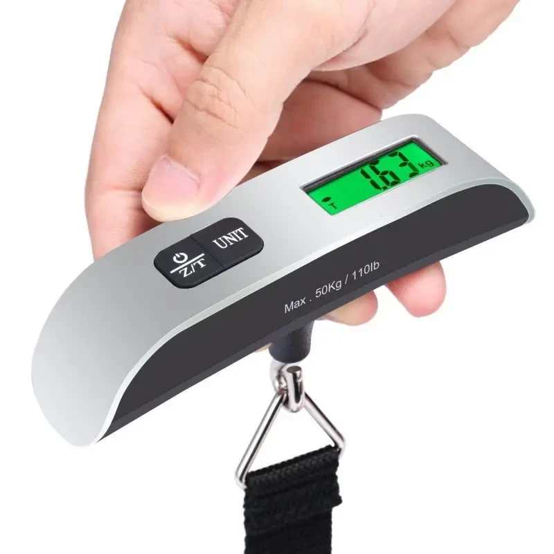 Luggage Scale, Electronic Scale, Portable Scale, Hook Scale, Parcel Scale, 50KG Mini Hanging Scale, Portable Spring Lifting Scale, Fishing Scale