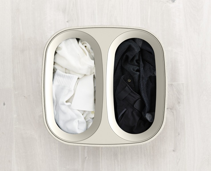 Tota 60L Laundry Separation Basket - Ecru - Joseph Joseph