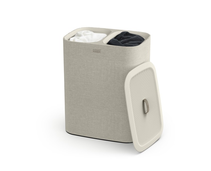 Tota 90L Laundry Separation Basket - Ecru - Joseph JosephTota 90L Laundry Separation Basket - Ecru - Joseph Joseph
