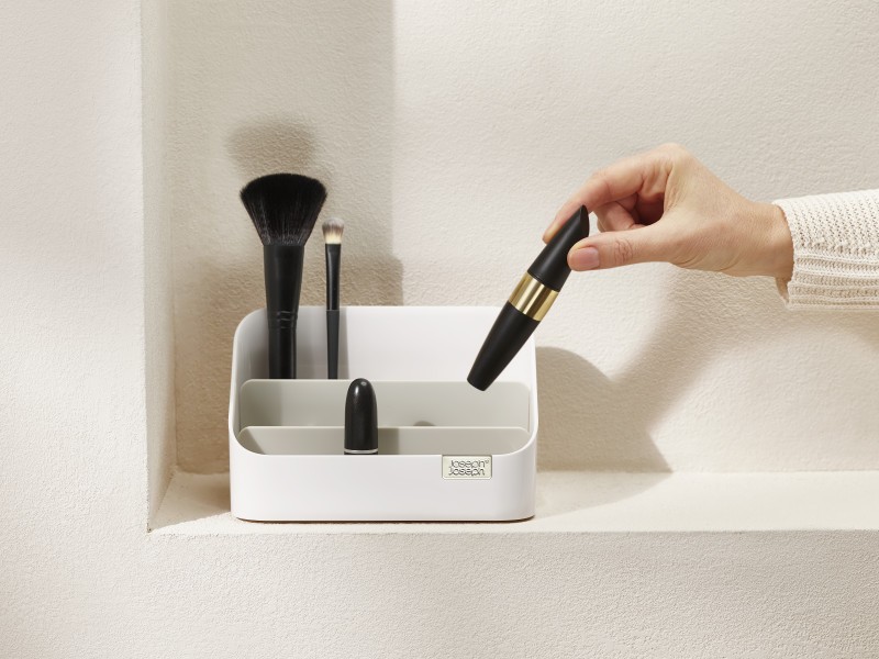 Viva Tiered Cosmetic Organiser - Shell  - Joseph Joseph