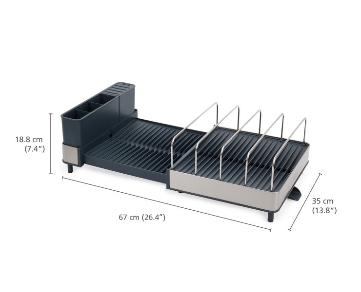 Extend Max Steel Dish Rack  - Joseph Joseph
