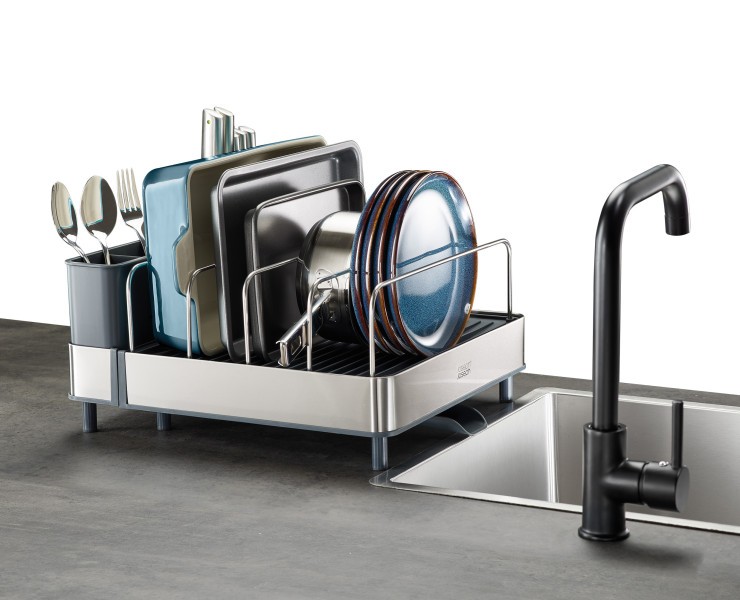 Extend Max Steel Dish Rack  - Joseph Joseph