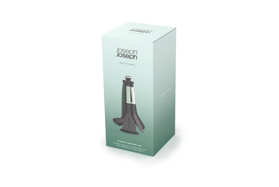 6 Piece Utensil Carousel - Sage  - Joseph Joseph