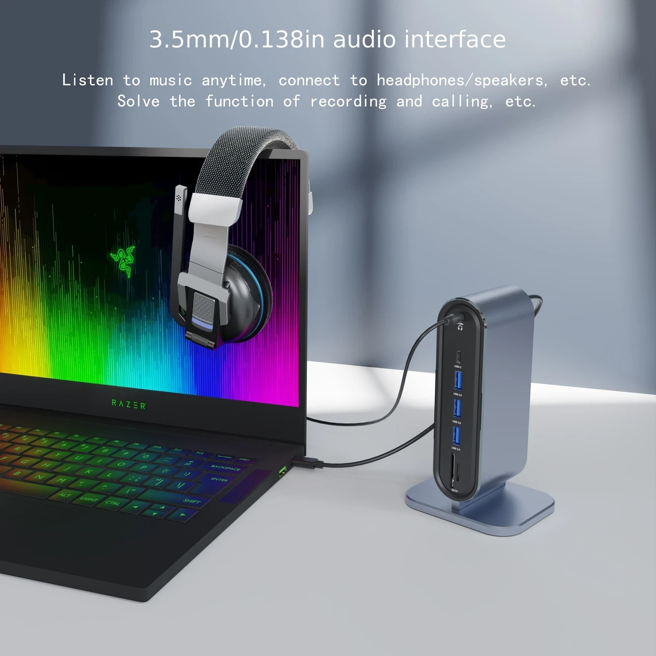 WOWSSYO - 12-in-1 USB C Hub Adapter