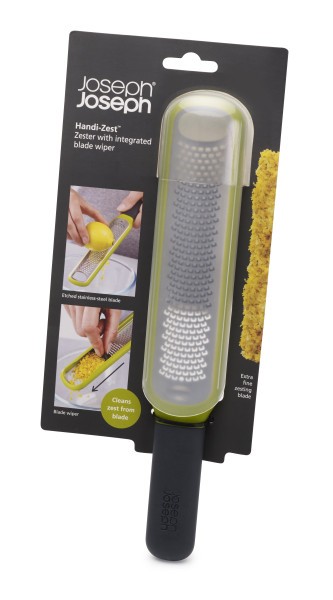 Handi-Zest Zester with Integrated Blade Wiper  - Joseph Joseph