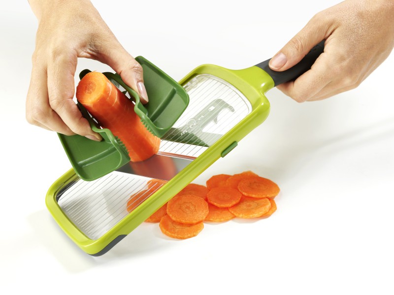 Multi-Grip Mandoline - Green - Joseph Joseph
