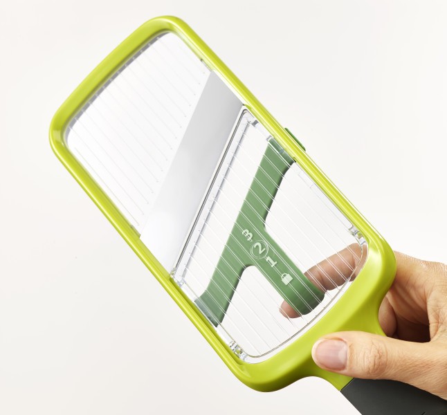 Multi-Grip Mandoline - Green - Joseph Joseph