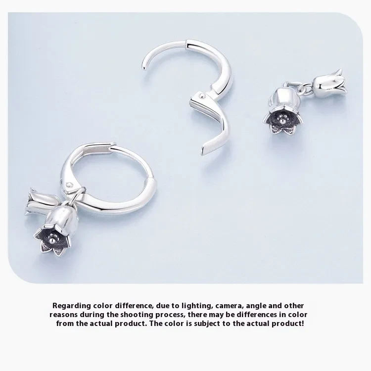 Lily S925 Sterling Silver All-match Earrings