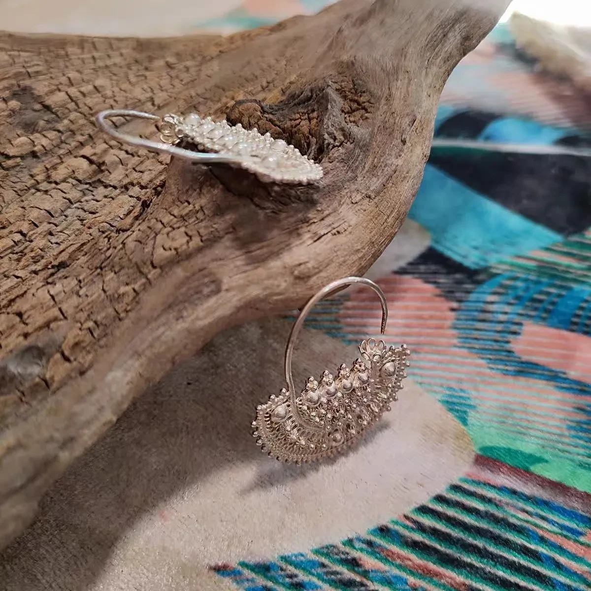 Earrings Traditional Zhot Featured Large Size