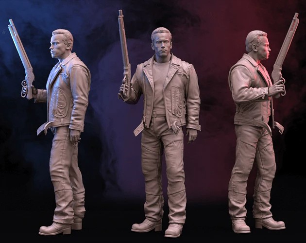 Terminator T-800 Resin Model Kit RW-021 | 1/24 (75mm) & 1/18 (100mm) Scale